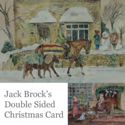 Bob Champion and Jack Brock Christmas Card for The Bob Champion Cancer trust staring Aldaniti